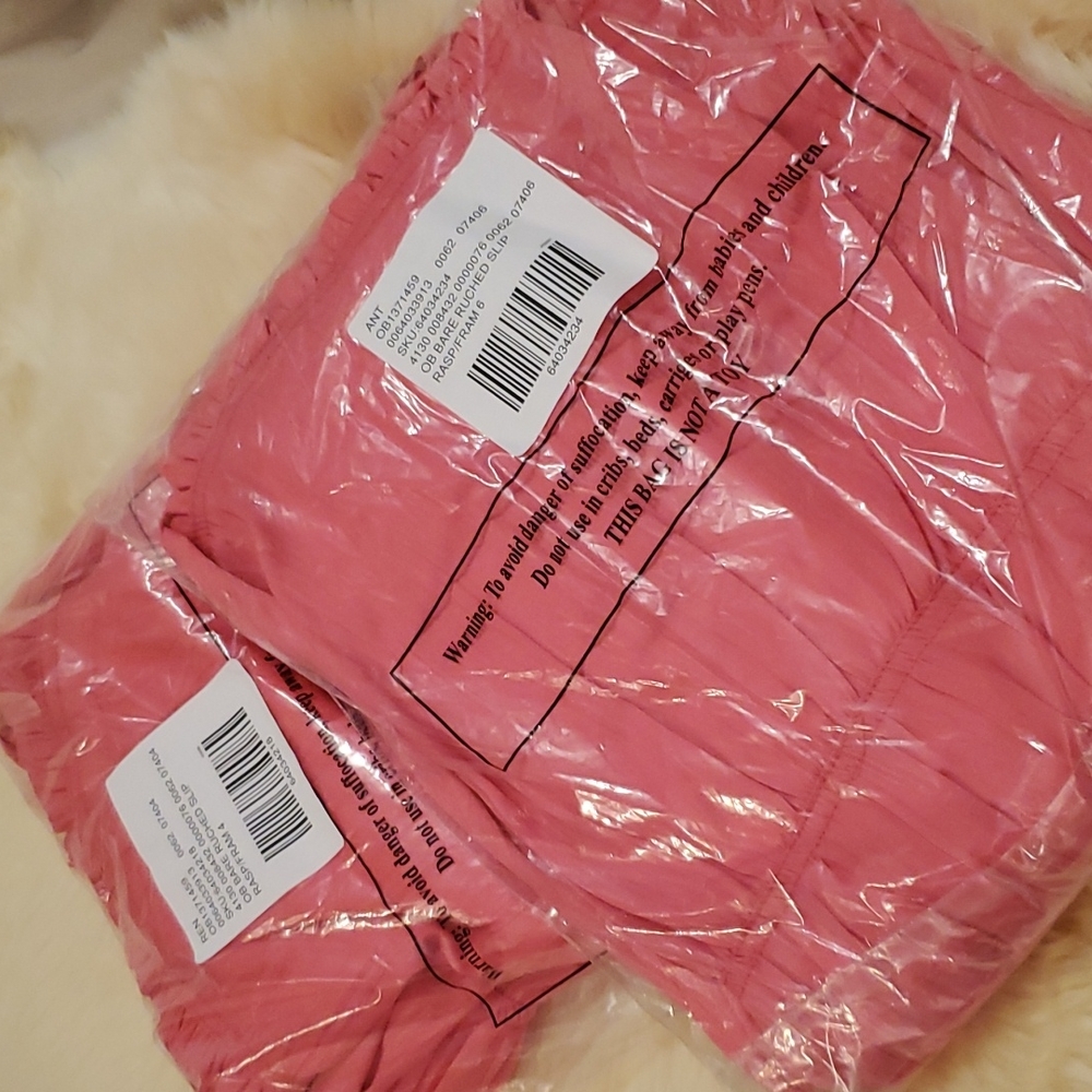Anthropologie Ruched Slip Dress- Raspberry - Picture 7 of 10